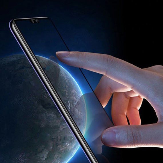 Huawei P Smart Pro CaseUp Tam Kapatan Ekran Koruyucu Siyah 4